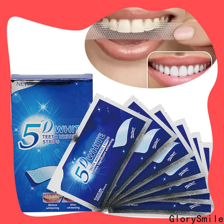 GlorySmile 3d teeth whitening strips for business for home usage 1