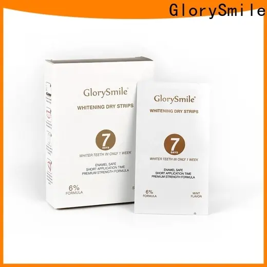 GlorySmile 3d white teeth whitening strips manufacturers for home usage 1