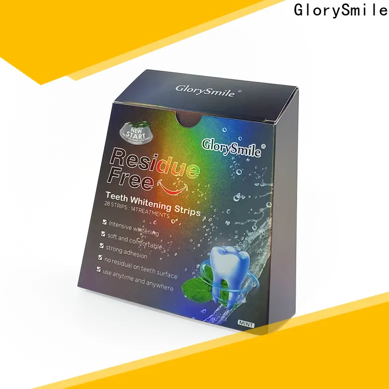 GlorySmile 3D most effective whitening strips factory for home usage 1