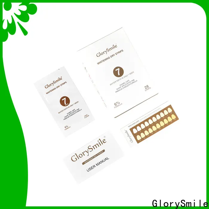 GlorySmile Bulk buy custom teeth cleaning strips company for whitening teeth 1
