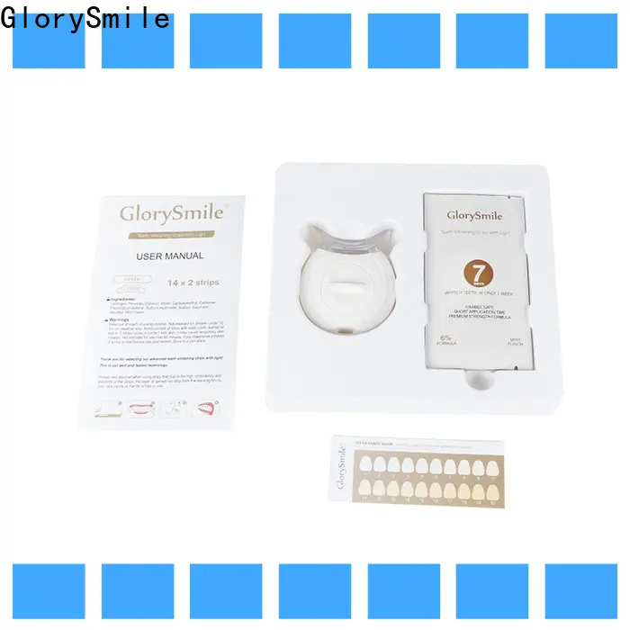 GlorySmile home teeth whitening strips vendor for home usage 1