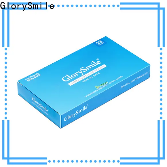 GlorySmile Custom best peroxide free teeth whitening strips for business for home usage 1