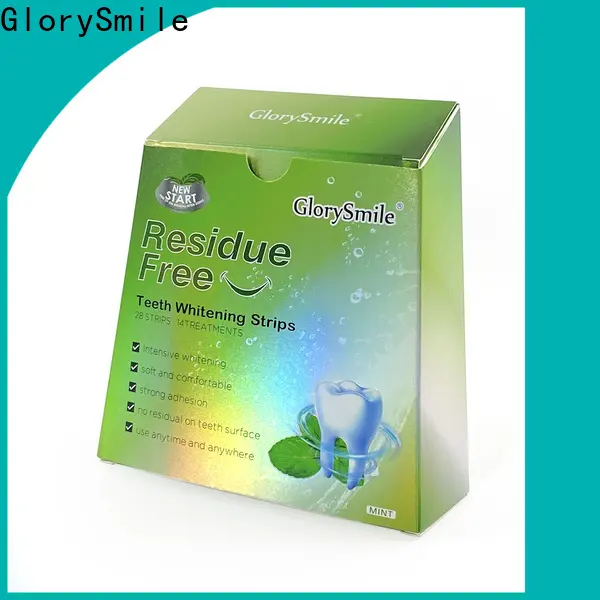 GlorySmile Bulk purchase custom 3d white teeth whitening strips for wholesale for whitening teeth 1