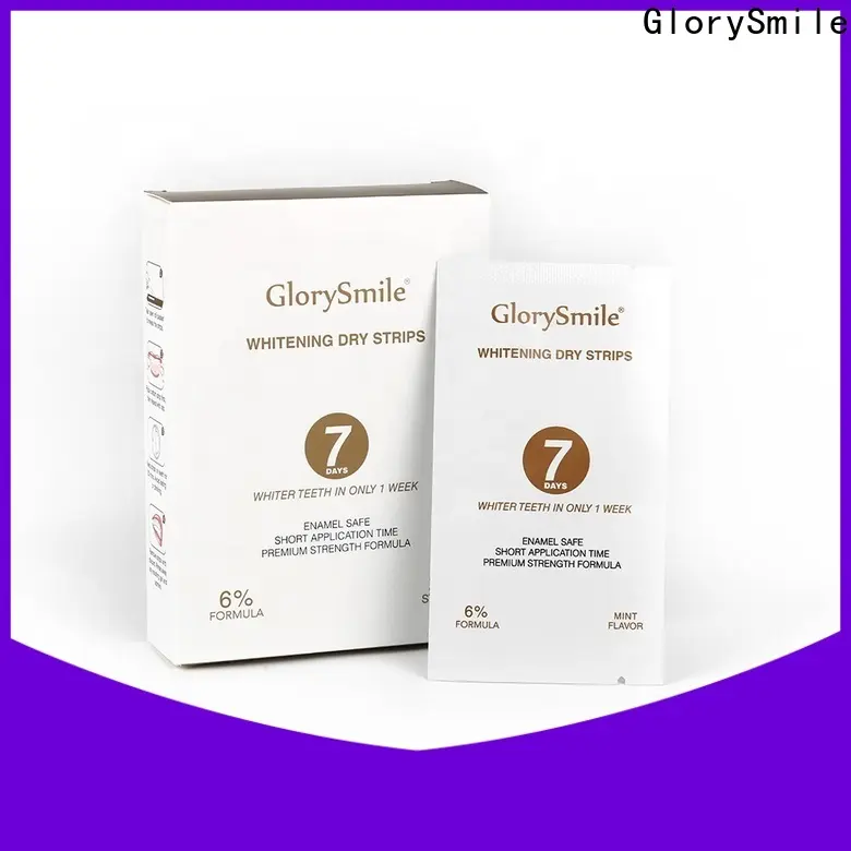 GlorySmile 3d white teeth whitening strips Supply for home usage 1
