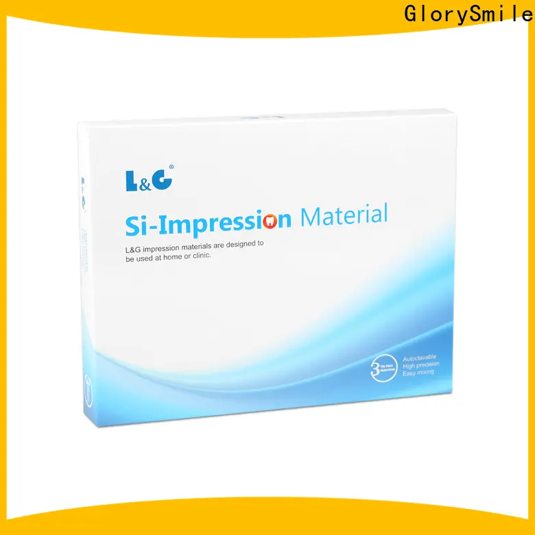 GlorySmile Custom silicone dental impression material Suppliers for whitening teeth 1