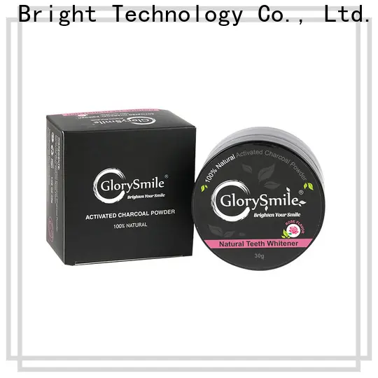 GlorySmile Custom activated charcoal natural teeth whitening powder order now for whitening teeth 1
