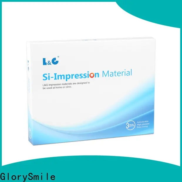GlorySmile Wholesale custom putty light body impression Suppliers for whitening teeth 1
