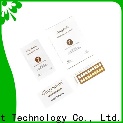 GlorySmile OEM best 3d white teeth whitening strips for wholesale for home usage 1