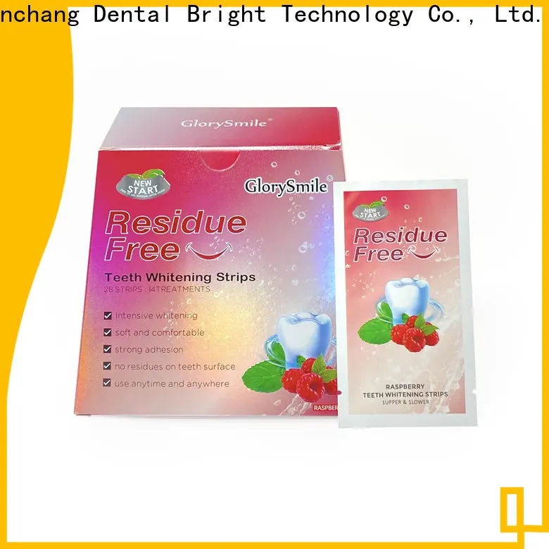 GlorySmile peroxide free teeth whitening strips company for teeth 1
