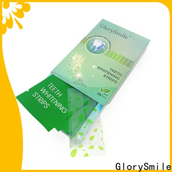GlorySmile 3d white teeth whitening strips factory for whitening teeth 1