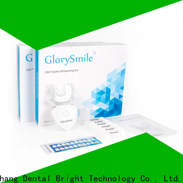 GlorySmile rechargeable home teeth whitening kit led light Suppliers for teeth 1