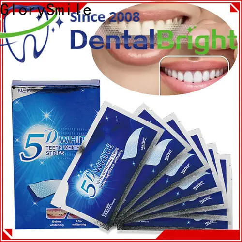 GlorySmile ODM 3d white teeth whitening strips Supply for home usage 1