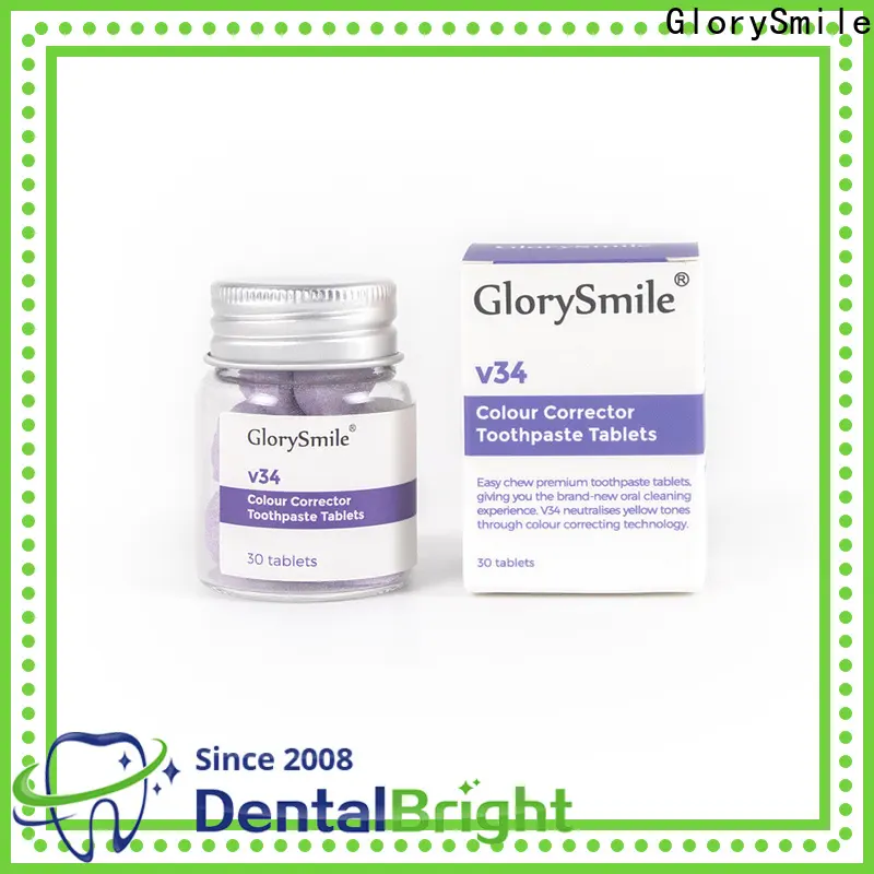 GlorySmile Bulk buy high quality bulk toothpaste tablets Suppliers for whitening teeth 1