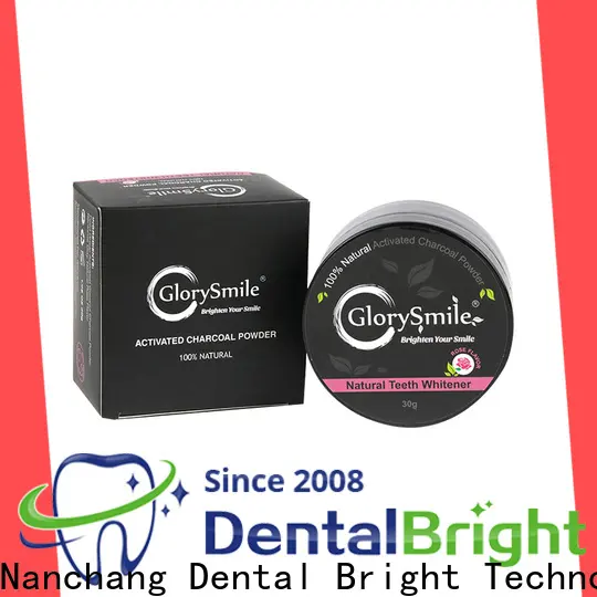 GlorySmile Bulk purchase OEM natural activated charcoal powder factory for dental bright 1