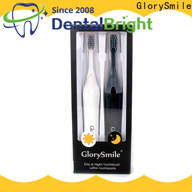 GlorySmile Bulk buy OEM charcoal toothbrush customized for whitening teeth 1