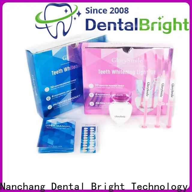 GlorySmile Bulk buy ODM best blue light teeth whitening kit manufacturers for home usage 1