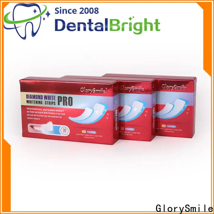 GlorySmile ODM 3d white teeth whitening strips Supply for whitening teeth 1