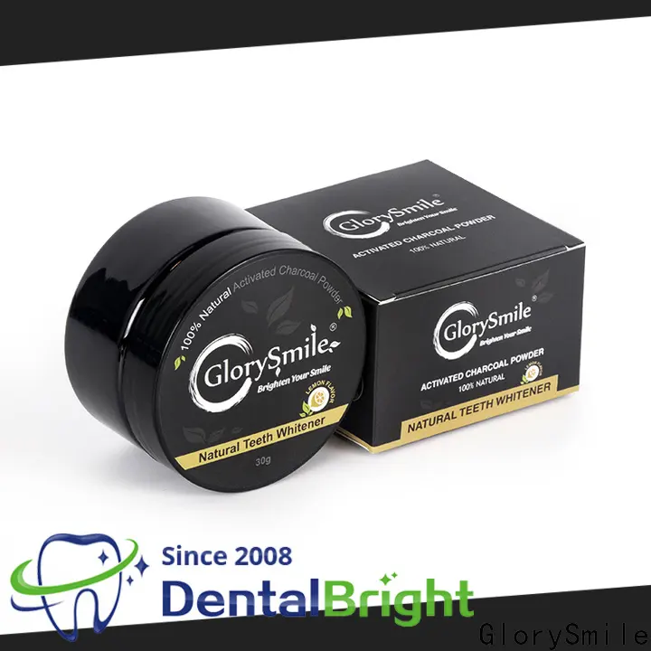 GlorySmile Custom charcoal powder for teeth manufacturers for home usage 1