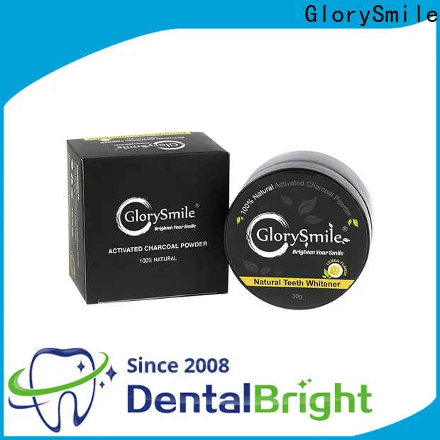 GlorySmile activated charcoal natural teeth whitening powder factory for dental bright 1