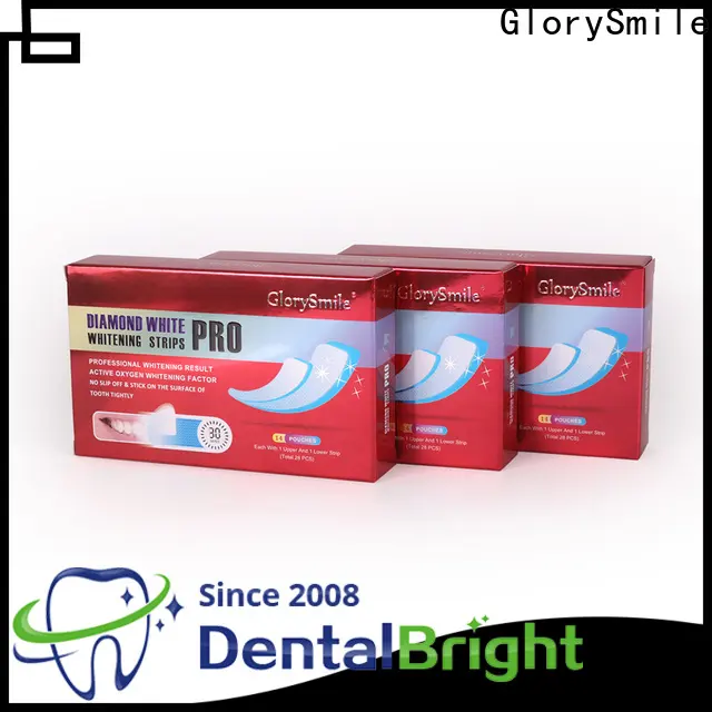GlorySmile white teeth whitening strips Suppliers for home usage 1
