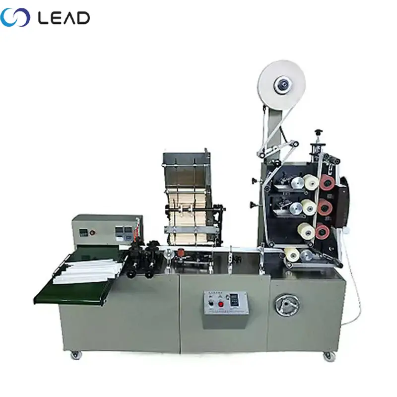 Paper bag wrapping machine for coffee stirrer 1