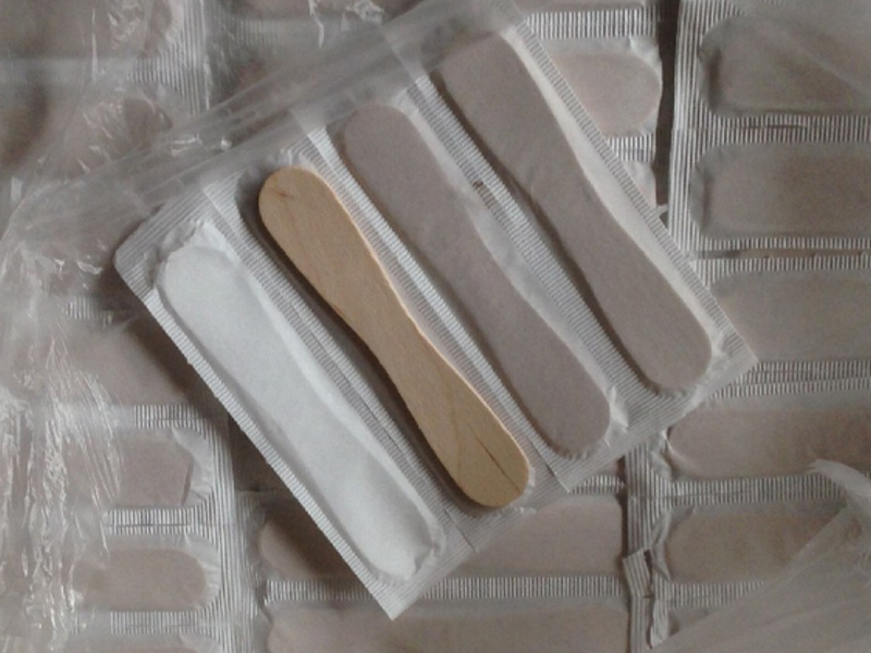 Paper bag wrapping machine for ice cream spoon 6