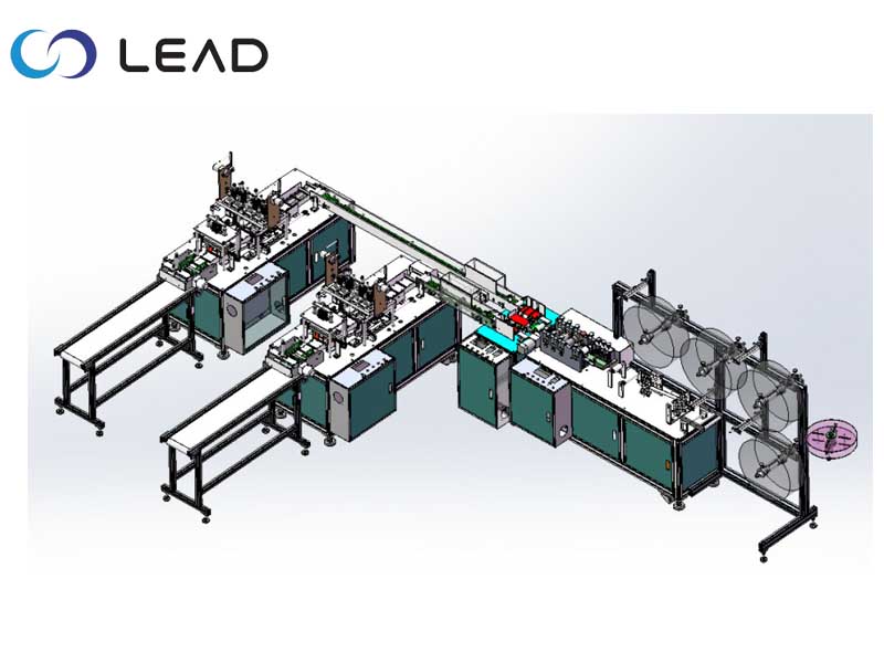 3 ply disposable medical face mask making machine 3
