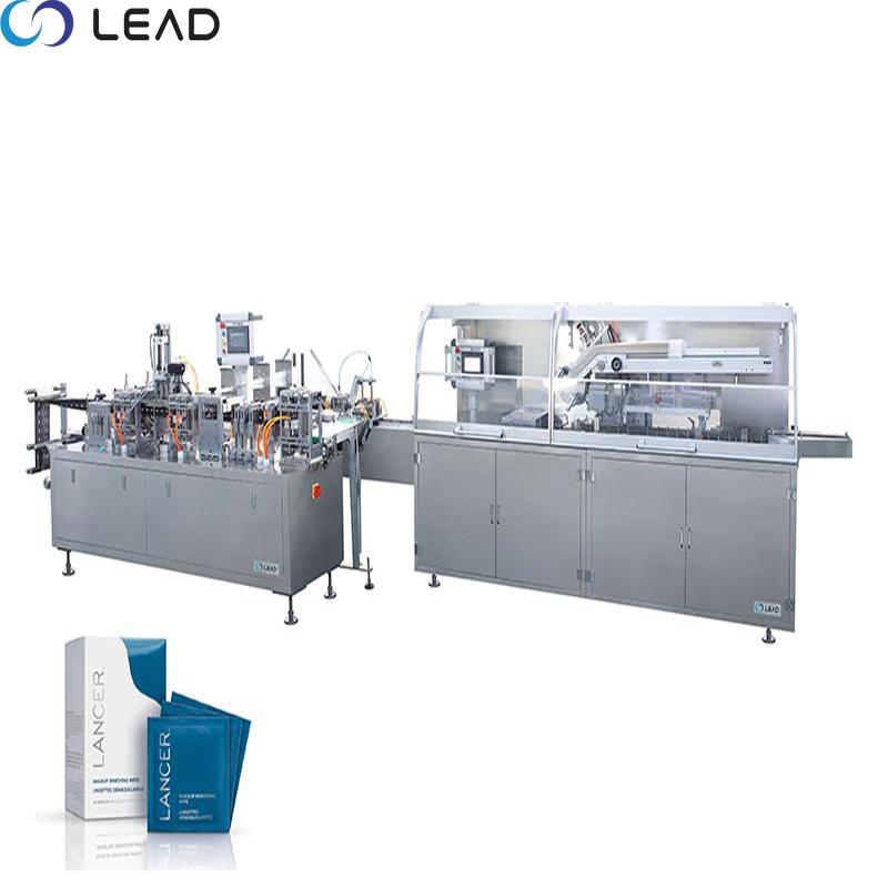 Wet tissue 4 side seal pouch packaging machine 2