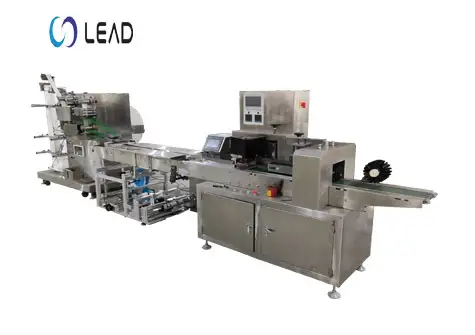 Lead Machinery Lead machinery New single sachet wet wipes machine supply for tissue 2