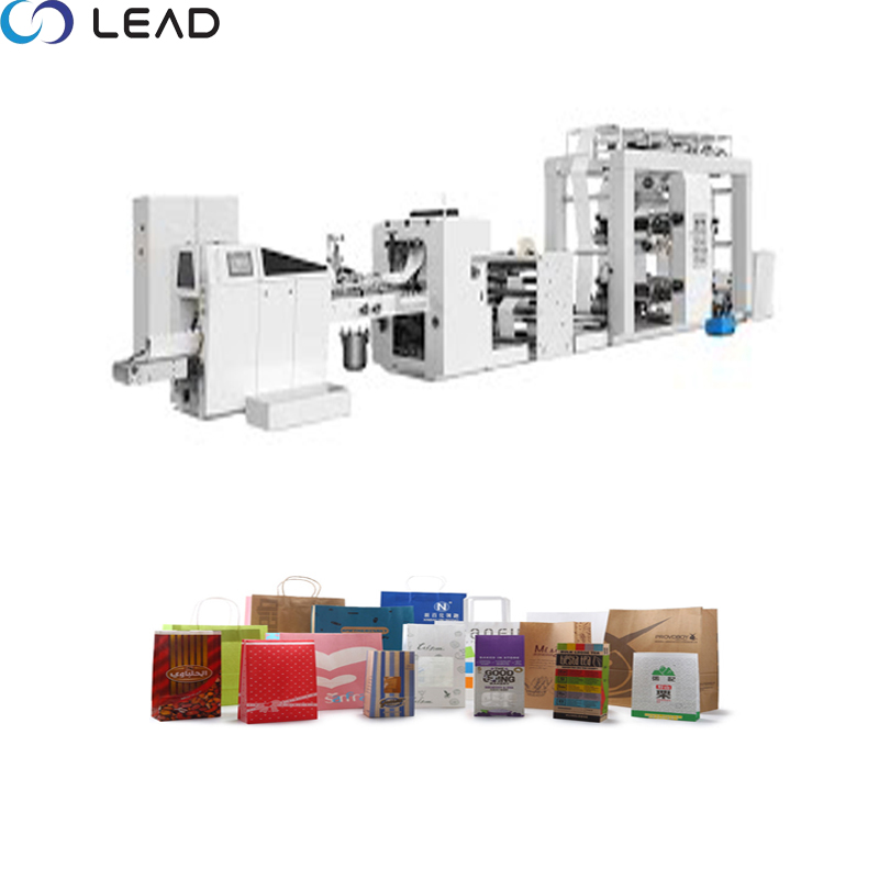 Fully automatic high speed square bottom paper bag making machine 2