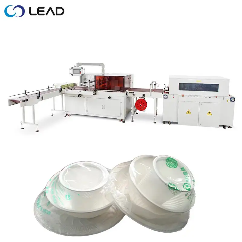 Disposable cutlery shrink wrapping machine 1