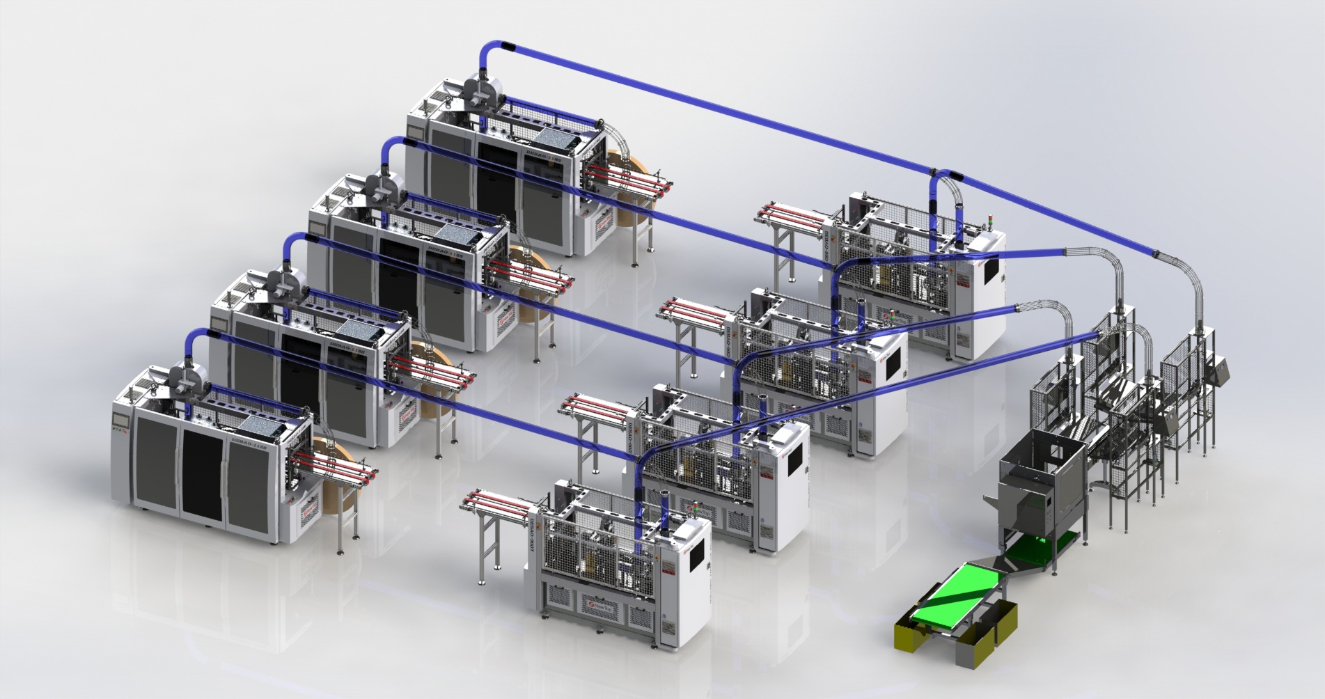 Paper cup forming machine