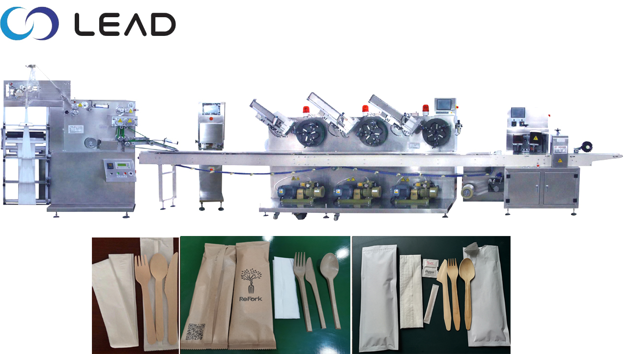 Multi-combination tableware packaging machine