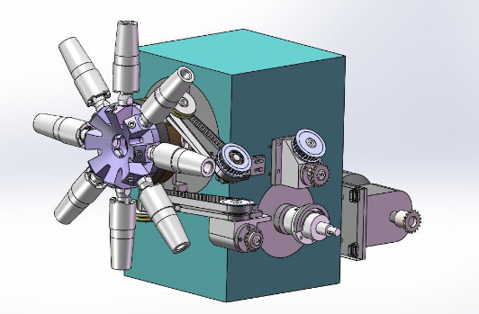 High-speed paper cup forming machine