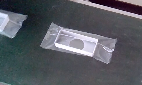 Electrical accessory flow wrap with PE film