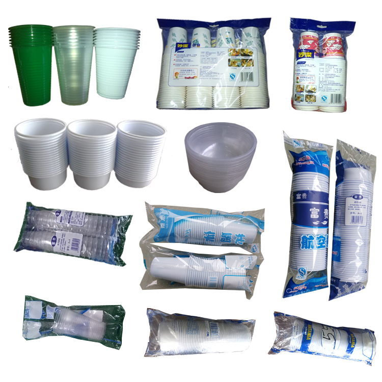6pcs cup counting&packing machine