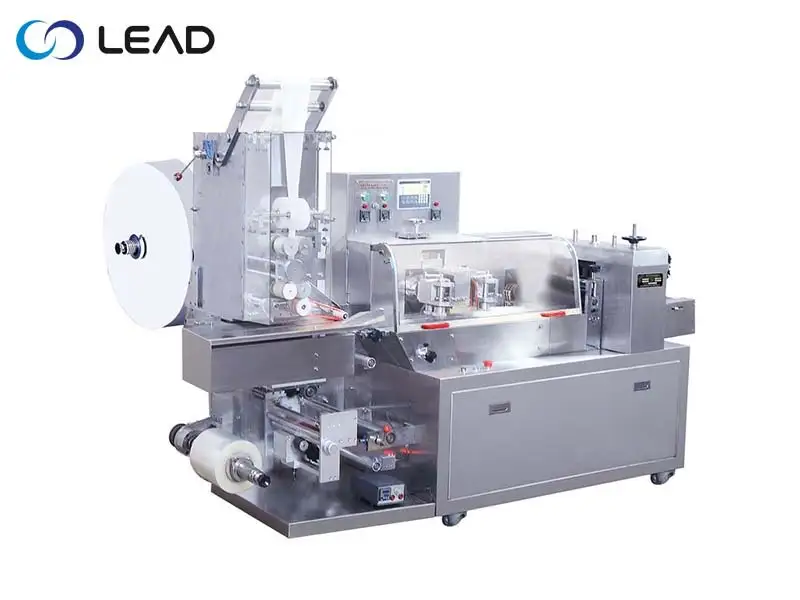 Single wet tissue flowpack machine 1