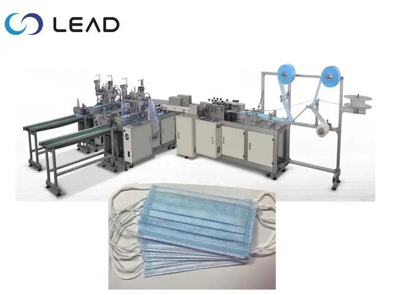 3 ply disposable medical face mask making machine 1