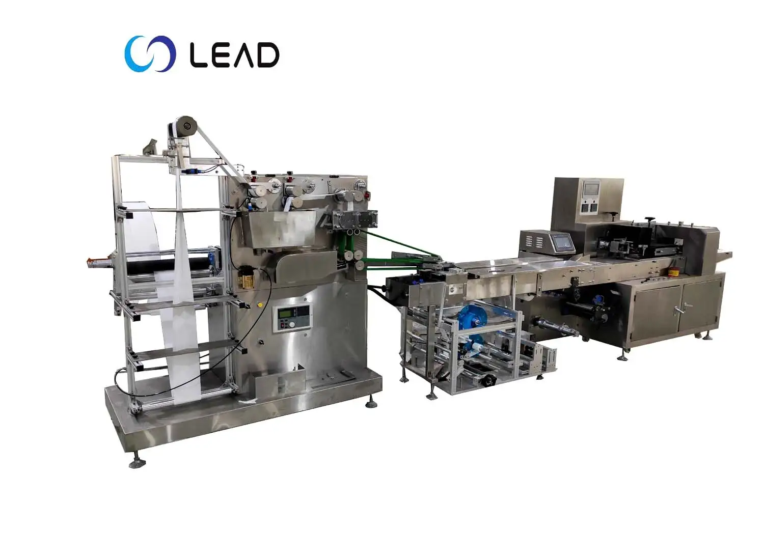 Multi-pieces wet wipes flowpack machine 1