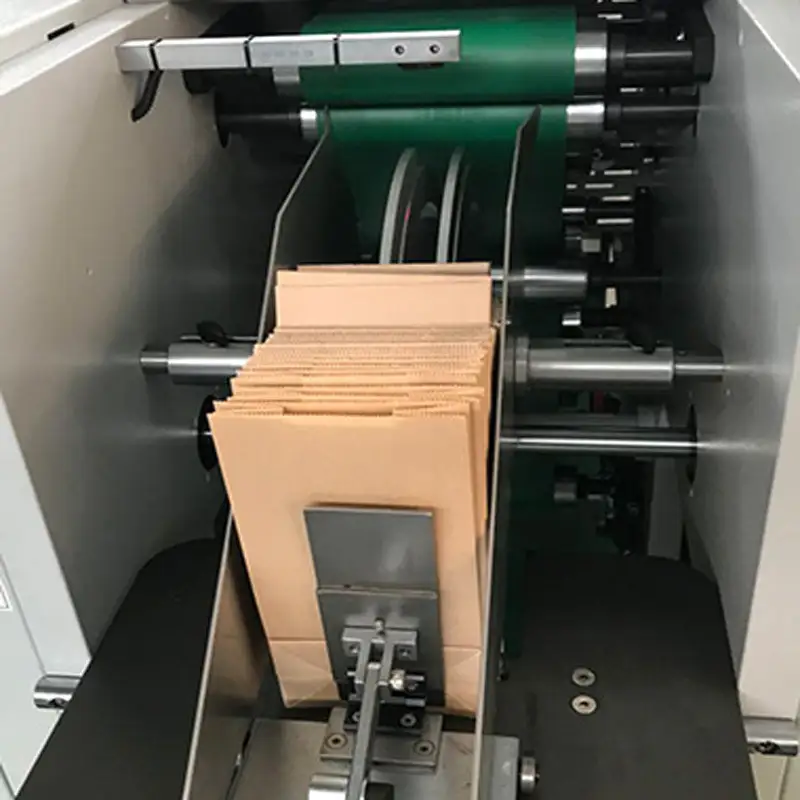 Fully automatic high speed square bottom paper bag making machine 1