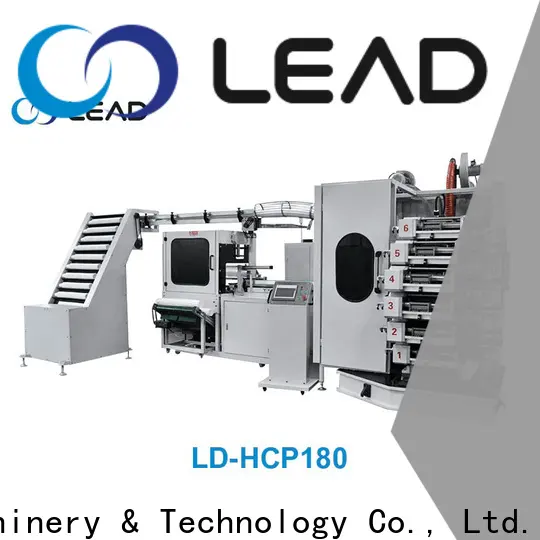 Lead Machinery 4 colour flexo printing machine factory for coffee cup 1