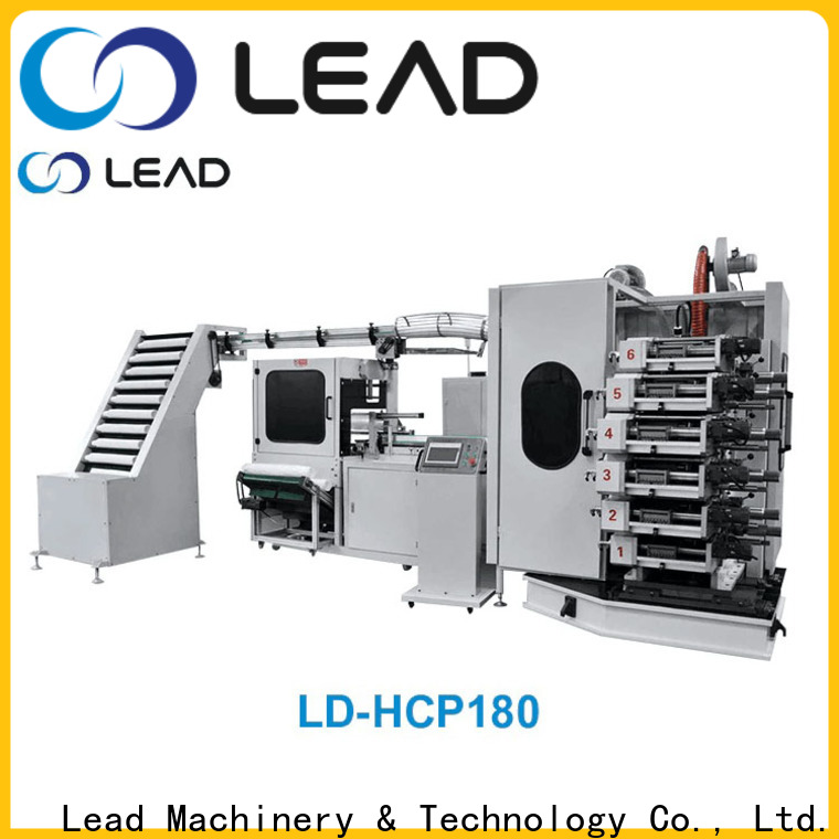 Lead machinery wholesale two color flexo printing machine factory for business for cup 1
