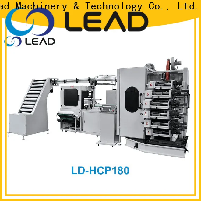 Lead machinery custom flexo printing machine for sale company for paper cup 1