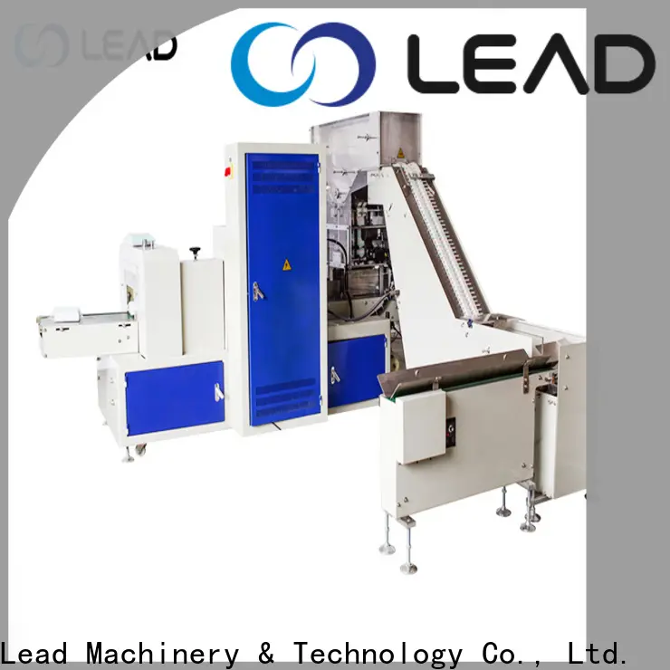 Lead machinery top Wooden tableware paper bag packaging machine factory for disposable tableware 1