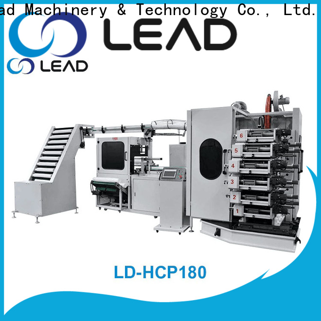 Lead Machinery Lead machinery latest single colour flexo printing machine suppliers for coffee cup 1