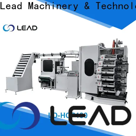 Lead machinery wholesale two color flexo printing machine factory factory for coffee cup 1