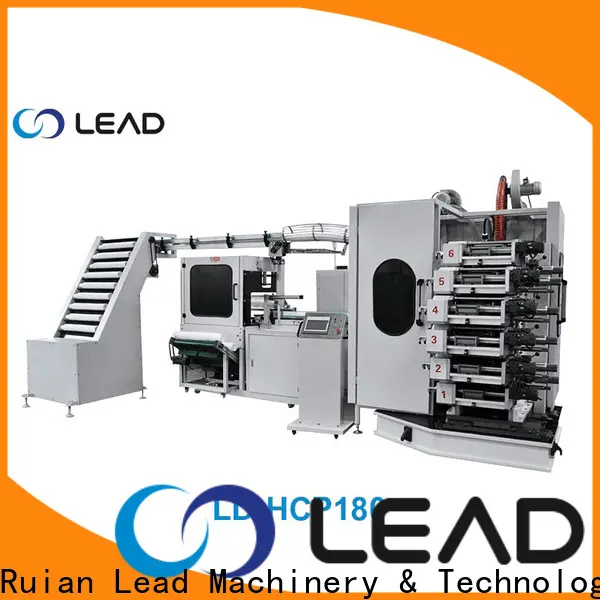 Lead machinery New china 2 color flexo printing machine factory manufacturers for paper cup 1