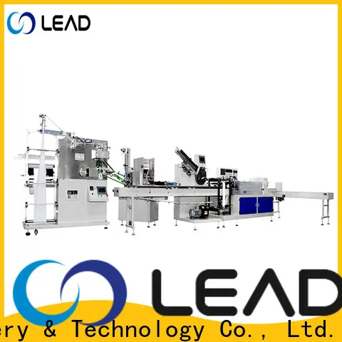Lead machinery latest Tongue depressor paper bag packaging machine supply for disposable tableware 1