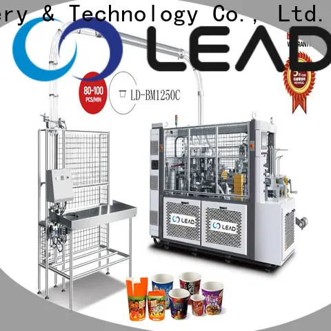 Lead machinery best paper plate making machine price manufacturers for packaging 1