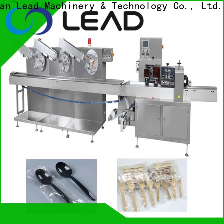 Lead machinery custom Straw paper bag packaging machine manufacturers for spoon 1